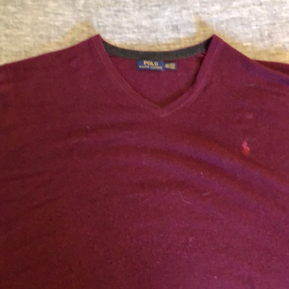 Ralph Lauren merino wool v-neck sweater